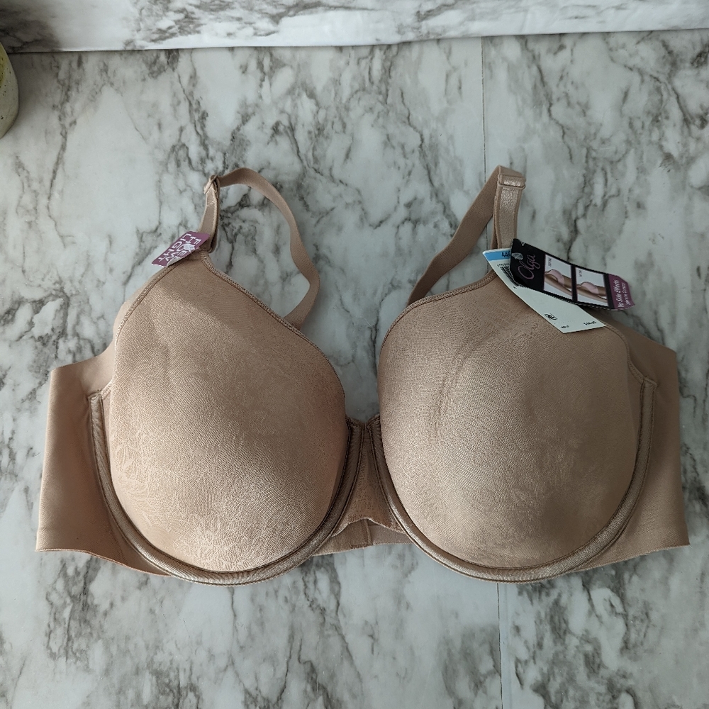 NWT Olga No Side Effects Underwire Contour Bra size 44C
